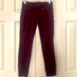 Athleta wine color leggings in size small petite.